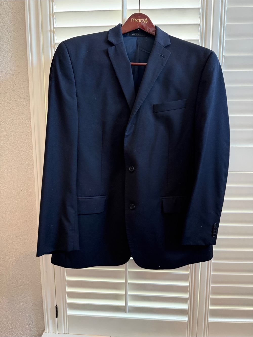 MICHAEL Michael Kors Men's Navy Two-Button Suit Jacket